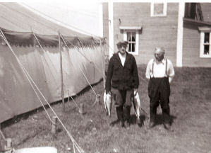 B003-Alfred Benton and Willie Cutler in Newfoundland