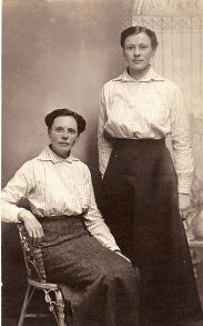 Lizzie Benton and her sister Annie